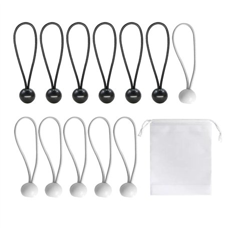 12 Cordons À Boucles Élastiques Et 1 Sac De Rangement