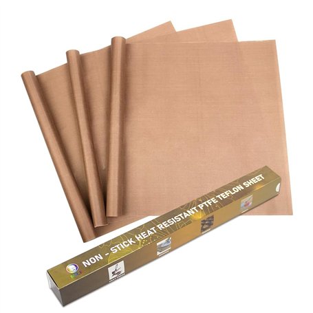 MR.R 3 Pack 0.11mm Épaisseur 16''x20'' PTFE Presse À Chaud Feuille De Téflon Pour Le Transfert De Chaleur Non Collant Réutilisab