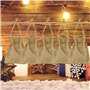 Sacs en Jute avec Cordon De Serrage 9 X 7 Cm