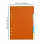 2 jeux de séparateurs verticaux A5 + 2 jeux de séparateurs horizontaux A5 pour Filofax A5