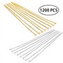 1200 Pcs Tiges Clous Pour Bijoux Plaqué Or Clous A Tete Clous À Tete Plate Plaqué Or Tiges Clous A Tete Plate Clous A Tete Pour 