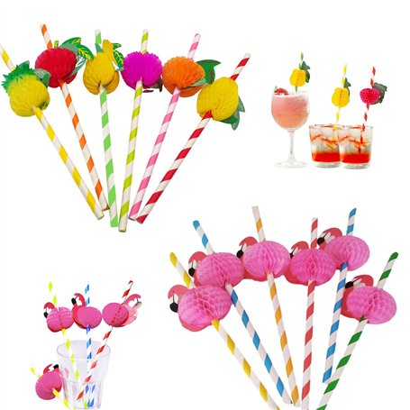 SYEYCW 60 Pièces Paille Cocktail