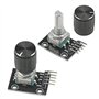 WMYCONGCONG Lot de 8 KY-040 Module encodeur rotatif 360 degrés avec capuchon pour micro contrôleur Arduino