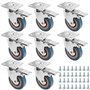 ZOENHOU Lot de 8 roulettes pivotantes de 400 kg