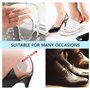 12pcs coussinet talon, patch en silicone talon chaussure protection talon coussinet talon chaussure fit chaussures pour hommes c