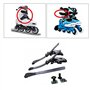 Hyxodjy Patin Roulette Boucle Sangle Boucle Sangle pour Patins Rollers Ligne Remplacement de Sangle de Patins SéCurité Universel
