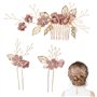 3 Pièces Peigne de Mariée en épingle à Cheveux