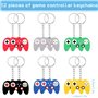 N-AA 12 Pièces Jeu Porte-Clés de Contrôleur de Jeu, Pendentif de Jeu Vidéo Portable À Poignée, Porte-Clés de Fête, 6 Couleurs, p