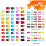 TAVADA Set de Peinture Aquarelle,Aquarelle Solide,100 Couleurs Boîte d’Aquarelle Set,Kit de peinture aquarelle,Aquarelle Peintur