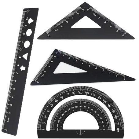 LiJuanWang Règle en métal