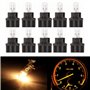 Weihong 10 pièces lampe de support de lampe en verre W2W T5 12V 2W lampe de signalisation incandescente lampe de voiture halogèn