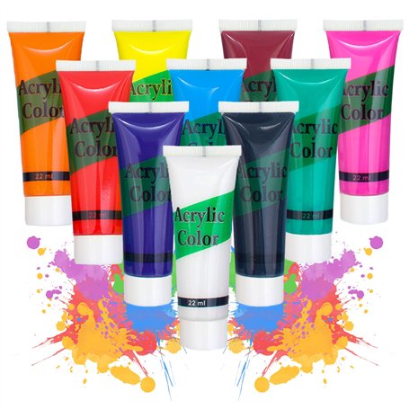 10 Couleurs Peinture Lavable