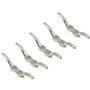Taquets d'amarrage Crochet Aveugle Mât 5 Pièces en Acier Inoxydable Serre Câble Crochet de Mât de Drapeau Taquet D'amarrage Taqu
