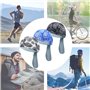 Ensemble de 3 Bandana Homme – Bandana Homme Casquette Cyclisme Velo randonnée Bandana Pirate sous Casque Velo Tissu aéré pour Na