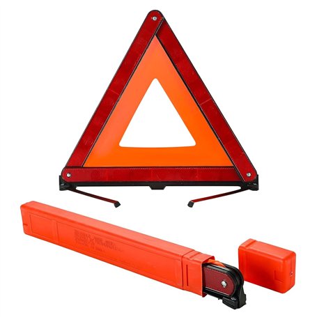 Triangle de signalisation Pliable avec boîte de Rangement