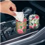 Lot de 4 porte-mouchoirs de voiture avec mouchoirs pour le visage botanique élégant floral de voyage boîte conteneur pour moucho