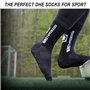 YOYEAH 3 Paires Grip Socks Soccer - Chaussettes de Football antidérapantes pour Hommes. Idéales pour Le Football, Le Basket-Ball