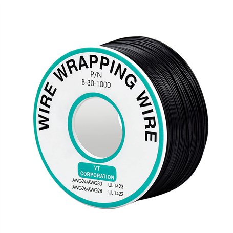 BLUESEABUY 1 Rouleau 250m Fils Électriques 0.25mm 30AWG 105℃Câble Électrique Souple Fil Cablage Electronique Fils de Raccordemen