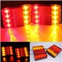 2 Pcs 12 V LED Feux Arriere, Feux Arrières Multifonctionnel pour Tracteur Camion Remorque