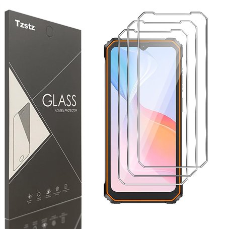 Tzstz 3 Pièces Verre Trempé D'écran Protecteur pour Blackview BV6200/BV6200 Pro / BV6200 PIus Dureté 9H Anti Rayures D'écran Pro