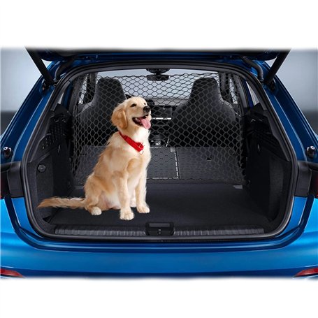 Barrière de Protection pour Voiture - Filet de séparation pour Chien - en polypropylène avec Crochets - pour Le Coffre - Double