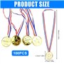 GBKDQQ Lot de 100 médailles d'or pour enfants - Médailles d'or - Médailles d'or - Médailles d'or - Médailles d'or - Médailles d'