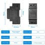 Bloc d'alimentation 24 V CC 30 W 1,5 A HDR-30-24 pour rail DIN transformateur 24 V pour appareils d'automatisation industrielle