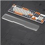 MAMBASNAKE Repose-poignet pour Full Size 100% Clavier – Wrist Rest – Premier Acrylique Transparent – Pieds en Caoutchouc Antidér