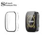 HOMTERN Coque compatible avec AMAZFIT BIP 5, coque transparente en polycarbonate rigide avec film de protection d'écran en verre