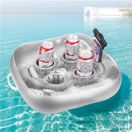 yotutun Porte-Gobelets Gonflable avec 6 Trous