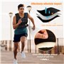 5BILLION FITNESS Gilet lesté 1kg-20 Kg Réglable Gilet Poids Unisexe Poids en fer Musculation pour Poids Entrainement Musculation