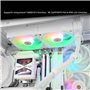 Thermalright Grand Vision 240 ARGB Blanc AIO CPU Liquid Cooler, écran LCD IPS avec résolution 480x480, pour AM4 / AM5 / LGA1851 