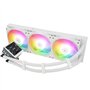 Thermalright FW 360 Ultra ARGB White Refroidisseur d'eau pour processeur, 3 ventilateurs PWM, écran LCD IPS avec résolution 480 