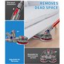 Tête de rechange pour aspirateur Dyson V7/V8/V10/V11/V15, avec réservoir d'eau amovible, réservoir de remplissage et 6 tampons d