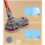 Tête de rechange pour aspirateur Dyson V7/V8/V10/V11/V15, avec réservoir d'eau amovible, réservoir de remplissage et 6 tampons d