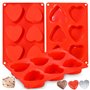 Zaxiva Moules Silicone Pour Chocolat
