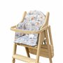 Fitzulam Coussin de chaise haute compatible avec East Coast et beaucoup d'autres chaises en bois pour bébé