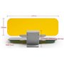 Gearmax® 2 en 1 Pare Soleil de Voiture Anti-Reflet Diminution Anti-Eblouissement pour Chauffeur Conducteur