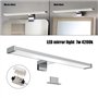 WMLBK Lampe LED pour miroir de salle de bain 7w, IP44 miroir de salle de bain éclairage frontal lampe murale 40cm neutre 4200k s