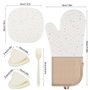 Set de 6 Silicone Gants de Cuisine