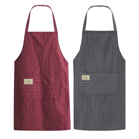 Mokaskaidj 2 Pièces Tablier de Cuisine Femme