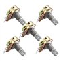 HALJIA 5 pcs potentiomètre 50 K Ohm Compatible avec Arduino Raspberry Pi et d'autres projets avec axe moleté
