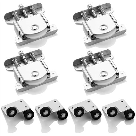 Uni-Fine 4 paires de Porte Coulissantes pour Porte de Garde-robe