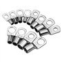 MUSEDAY Lot de 80 cosses de câble électriques en cuivre étamé SC - Assortiment de connecteurs électriques pour cosses de câble -
