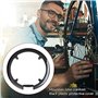 DUOHERESHUI Protection Pedalier Vélo en Plastique, Protection De Chaîne De Vélo Plastique, VTT Vélo Chaîne Roue De La Garde, pou