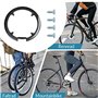 DUOHERESHUI Protection Pedalier Vélo en Plastique, Protection De Chaîne De Vélo Plastique, VTT Vélo Chaîne Roue De La Garde, pou