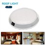 Plafonnier LED, 12V Car Dome Lampe de toit intérieure pour camping car caravane RV remorque camion véhicule bateau avec 46 lumiè