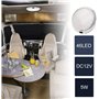 Plafonnier LED, 12V Car Dome Lampe de toit intérieure pour camping car caravane RV remorque camion véhicule bateau avec 46 lumiè