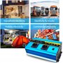 LVYUAN Convertisseur 12V 220V Pur Sinus 2000W/4000W Onduleur Transformateur de Tension avec écran LCD, 4 Ports USB, 2 Prises AC 