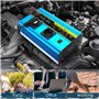 LVYUAN Convertisseur 12V 220V Pur Sinus 2000W/4000W Onduleur Transformateur de Tension avec écran LCD, 4 Ports USB, 2 Prises AC 